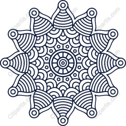 Mandala Line Art