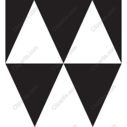 Triangular Black and White Pattern