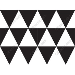 Black Triangular Pattern