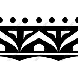 Elegant Black and White Ornamental