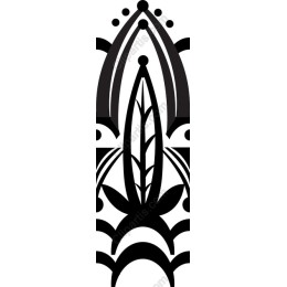 Elegant Black and White Botanical