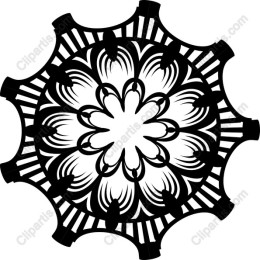 Ornate Floral Mandala