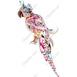 Vibrant Stylized Parrot