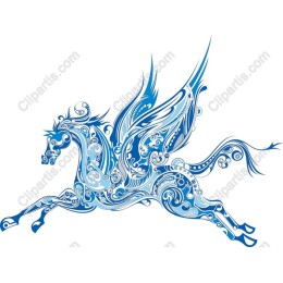 Stunning Pegasus in Blue