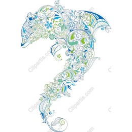 Floral Dolphin