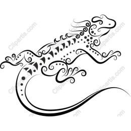 Stylized Lizard