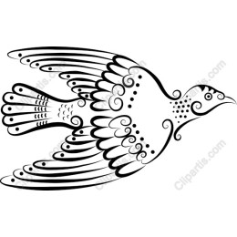 Stylized Flying Bird