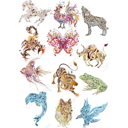 Intricate Animal Pack - Colorful