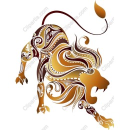 Ornate Golden Lion