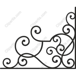 Elegant Swirl Corner