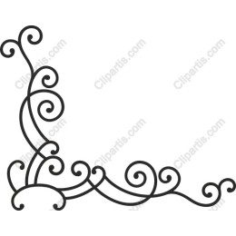 Elegant Swirl Corner