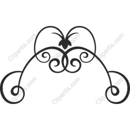 Elegant Vintage Scroll Ornament