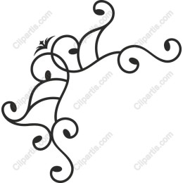 Elegant Swirl Decorative