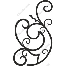 Elegant Decorative Swirl .