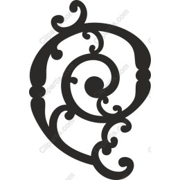 Elegant Swirl Decorative