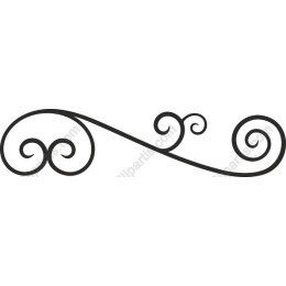 Elegant Decorative Swirl Border