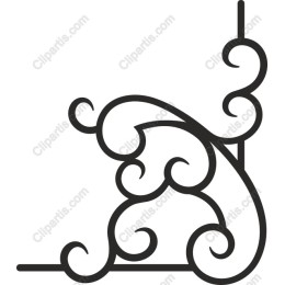 Elegant Ornate Corner Flourish