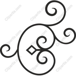 Elegant Swirling Ornament