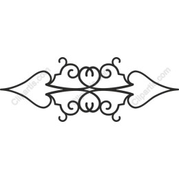 Elegant Heart Flourish