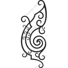 Elegant Decorative Swirl