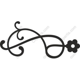 Elegant Floral Swirl
