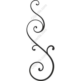 Elegant Ornamental Swirl