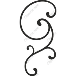 Elegant Swirl Ornament