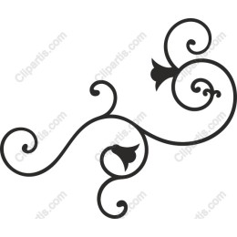 Elegant Floral Swirl