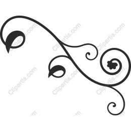 Elegant Swirling Vine
