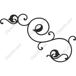 Elegant Swirling Floral