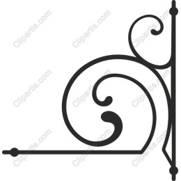 Elegant Corner Swirl