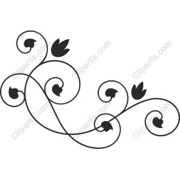 Elegant Floral Swirl