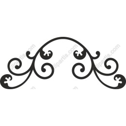 Floral Swirl Decorative