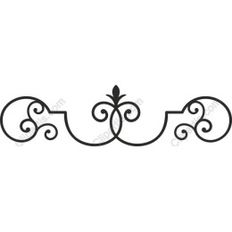 Floral Swirl Ornamental