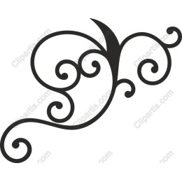 Elegant Swirl Ornament