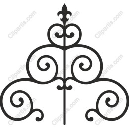 Elegant Decorative with Intricate Swirls