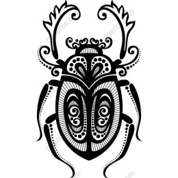 Elegant Stylized Beetle