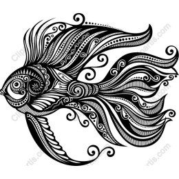 Elegant Flowing Fish