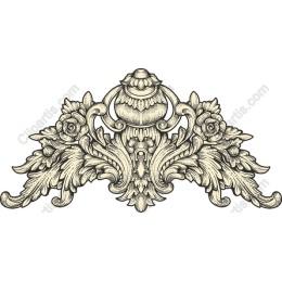 Vintage Floral Ornament