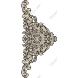 Vintage Ornate Floral