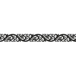 Elegant Floral Border