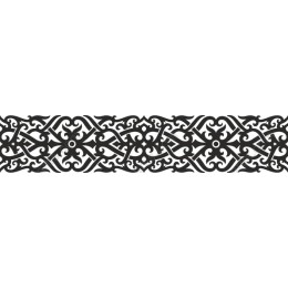 Elegant Black & White Ornamental Pattern
