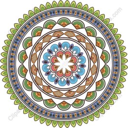 Ornate Floral Mandala