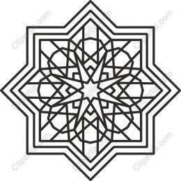 Geometric Star Pattern