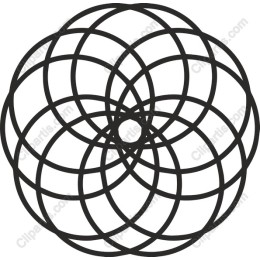 Elegant Overlapping Circles