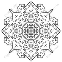 Intricate Floral Mandala