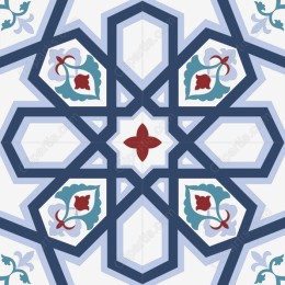Intricate Geometric Floral Pattern