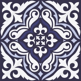 Elegant Floral Tile Pattern