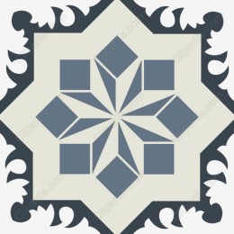Geometric Star Motif