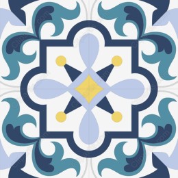 Vibrant Geometric Tile Pattern
